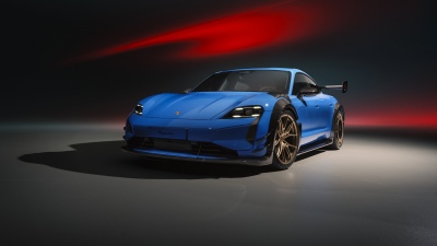 Porsche Taycan Turbo GT, 2026, Manthey Performance Kit, 5K, Dark background