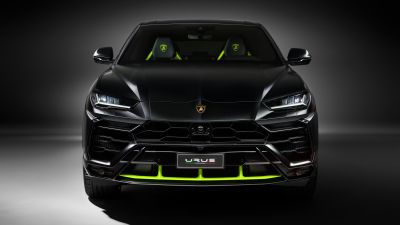 Lamborghini Urus Graphite Capsule, 2021, Dark background, Black cars, 5K, 8K