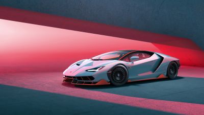 Lamborghini Centenario, CGI, Supercars