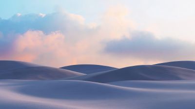 Sand Dunes, Desert, Landscape, Evening, Windows 10X, Microsoft Surface