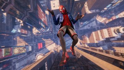 Marvel's Spider-Man: Miles Morales, Gameplay, PlayStation 5, Falling, 2020 Games