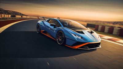 Lamborghini Huracán STO, Racing, 2021, 5K