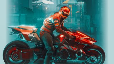 Yaiba Kusanagi CT-3X, Cyberpunk 2077, Cyberpunk bike, 2021 Games