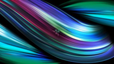 Razer, Swirls, Abstract background, Twisted, Colorful