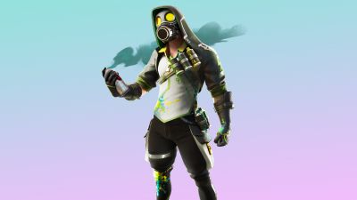 Fortnite, Toxic Tagger, Outfit, Skin