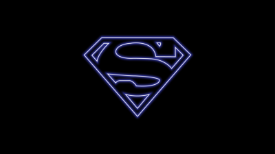 Superman, Logo, DC Superheroes, AMOLED