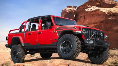 Jeep Red Bare Gladiator Rubicon, 2021