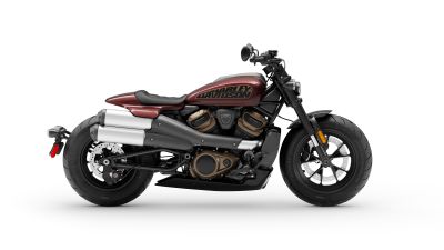 Harley-Davidson Sportster S, Cruiser motorcycle, 2021, 5K, 8K, White background