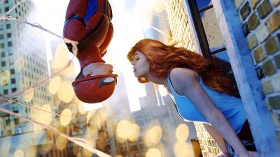 Spider-Man, Peter Parker, Mary Jane, Marvel Comics, Romantic