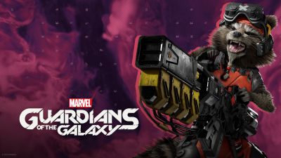 Marvel's Guardians of the Galaxy, Rocket Raccoon, 2021 Games, PC Games, PlayStation 4, PlayStation 5, Xbox One, Nintendo Switch, Xbox Series X and Series S