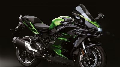 Kawasaki Ninja H2 SX, 5K, Sports bikes, 2022, Dark background