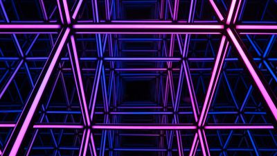 Light show, Purple light, Geometrical, Illusion, Pattern