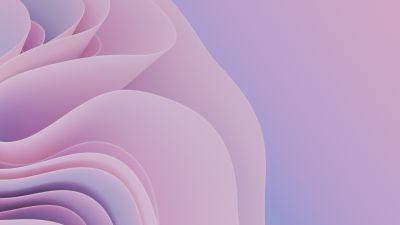 3D Render, Waves, Girly, Pink abstract, Aesthetic, Pattern, 5K