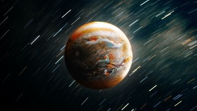 Jupiter, Planet, Digital Art, Timelapse, Astronomy, Outer space, Solar system, 5K