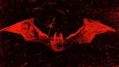 The Batman, 2022 Movies, Red background, Dark background, DC Comics, 5K, 8K