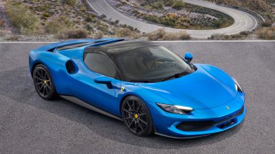 Ferrari 296 GTS, Sports cars, 2022, 5K, 8K