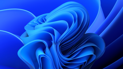 Windows 11, Blue background