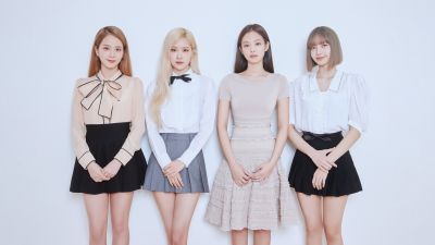 Blackpink, Jisoo, Lisa, Jennie, Rose, Korean singers, K-Pop singers, White background