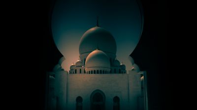 Sheikh Zayed Mosque, Abu Dhabi, Sheikh Zayed Grand Mosque, United Arab Emirates, Ancient architecture, Islamic, Arab, Spiritual
