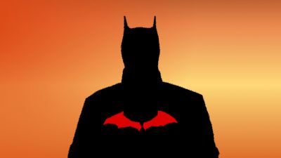 Batman, DC Superheroes, Silhouette, 5K