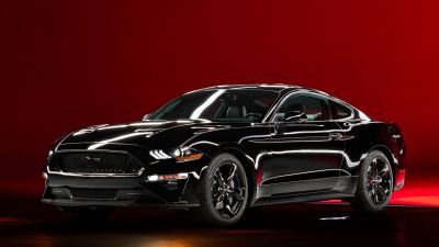 Ford Mustang GT, Nite Pony Package, Black cars, 2022, 5K