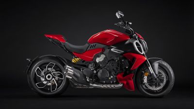 Ducati Diavel V4, 2023, Muscle cruiser, Sports bikes, 8K, Dark background