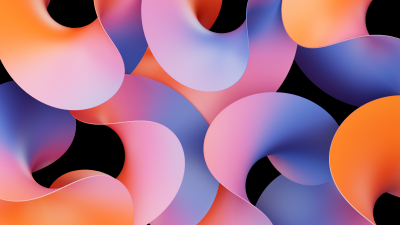 Colorful abstract, Gradient curves, Abstract curves, Colorful gradients