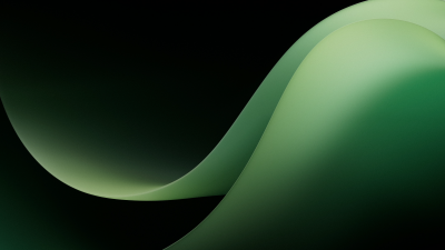 Microsoft Surface Duo 2, Green background, Gradient background, Dark theme, Sage green