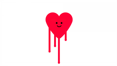 Drippy heart, Heart smiley, Red heart, White background