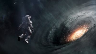 Anomaly, Astronaut, Black hole, Cosmos, Astronomy, 5K