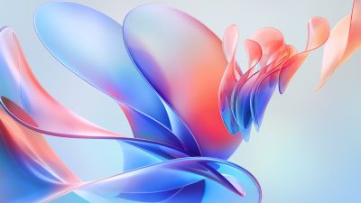 3D background, Colorful abstract, 5K, 8K, Xiaomi Book Air, Stock