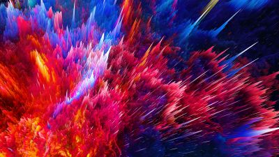 Colorful background, 5K, Color explosion
