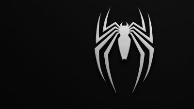 Marvel's Spider-Man 2, Logo, PlayStation 5, Dark background, Spiderman