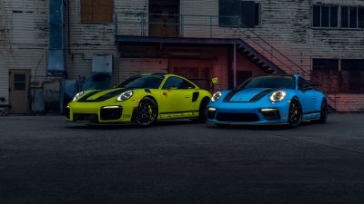 Porsche 911 GT2 RS, Porsche 911 GT3 RS, 5K, 8K