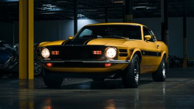 Ford Mustang Mach 1, Muscle cars, 5K, 8K