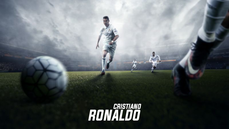 Cristiano Ronaldo, Real Madrid CF, Soccer Player, Wallpaper