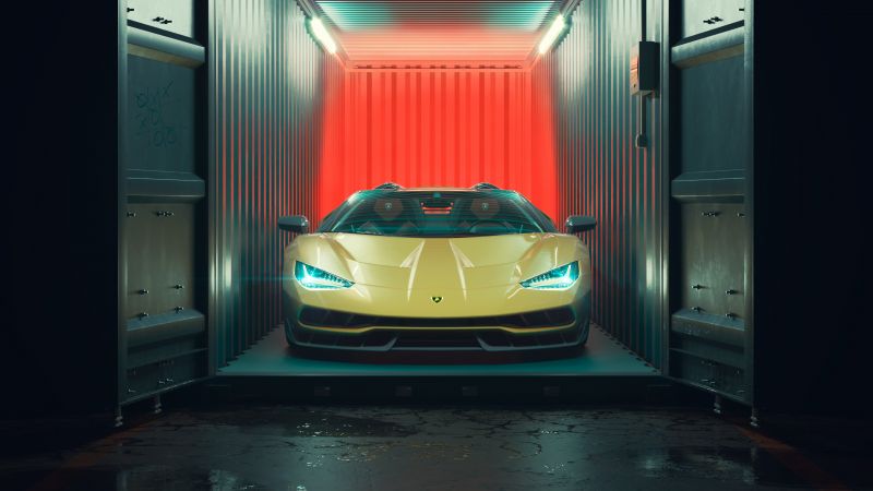 Lamborghini Centenario Roadster, Sports cars, Wallpaper