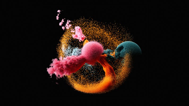 Particle explosion 