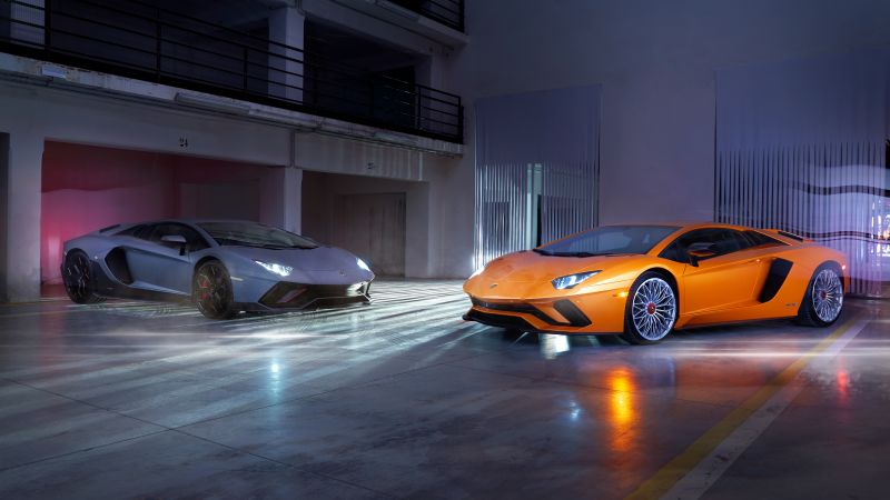 Lamborghini Aventador, Sports cars, Wallpaper
