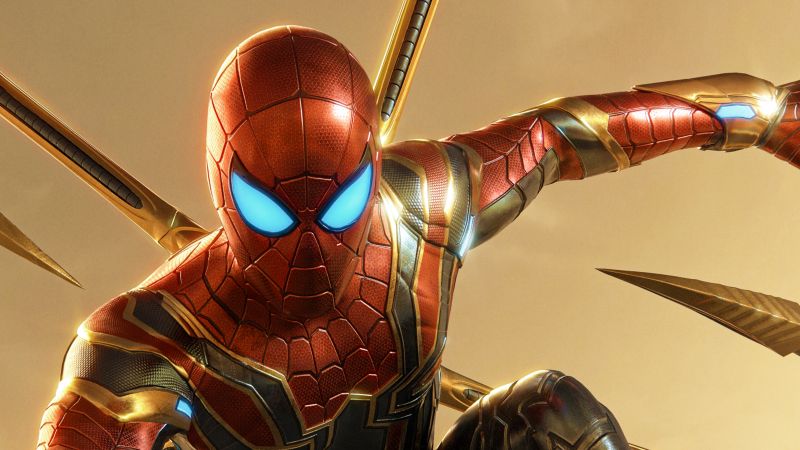Iron Spider, Marvel Superheroes, Spider-Man, Wallpaper