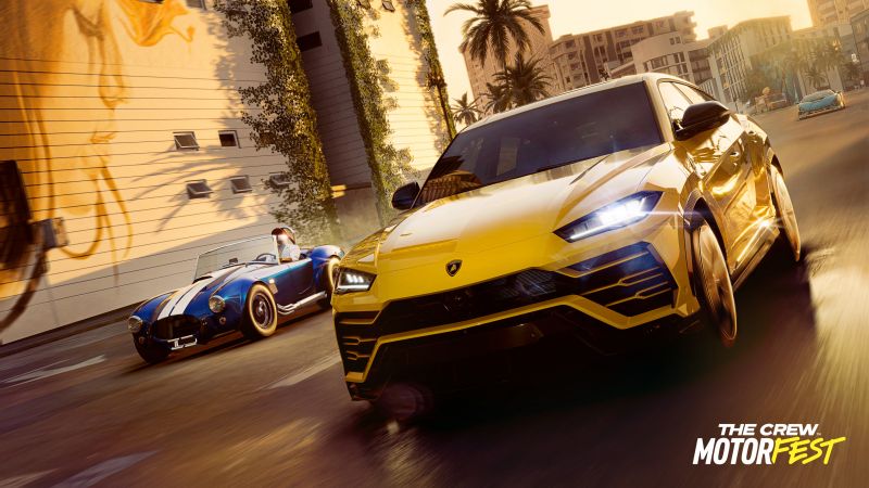 The Crew Motorfest, Lamborghini Urus, 2023 Games, PC Games, PlayStation 5, PlayStation 4, Xbox One, Xbox Series X and Series S, Wallpaper