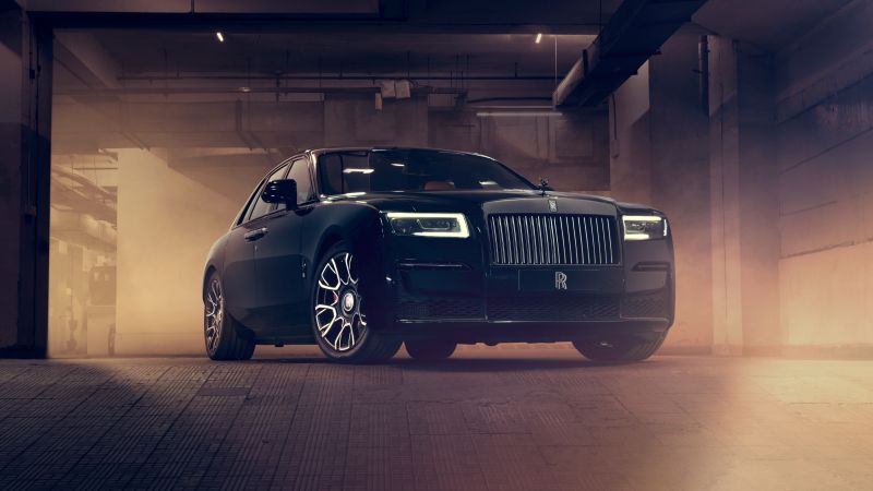 Rolls-Royce Black Badge Ghost, 5K, 8K, Wallpaper