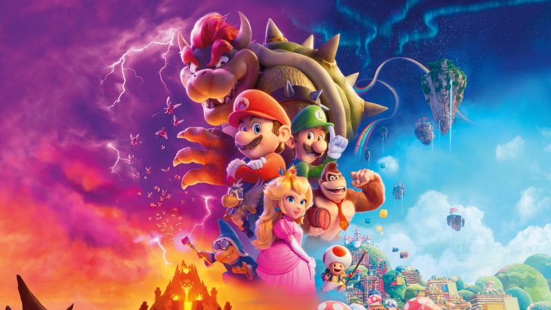 The Super Mario Bros. Movie, Animation movies, 2023 Movies, 5K, Wallpaper