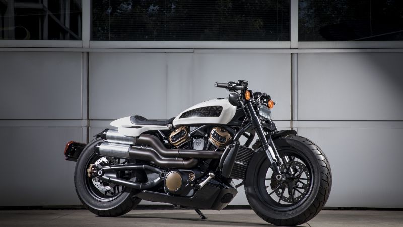 Harley-Davidson Custom 1250, Prototype, 2020, 5K, Wallpaper