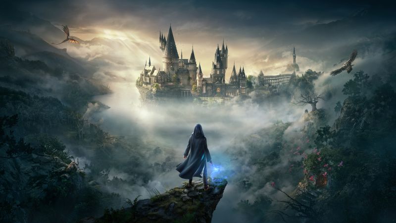 Hogwarts Legacy, 2023 Games, PC Games, PlayStation 5, Nintendo Switch, PlayStation 4, Xbox Series X and Series S, Xbox One, Wallpaper