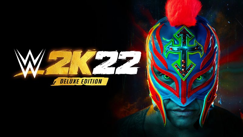 WWE 2K22, Rey Mysterio, PC Games, PlayStation 5, PlayStation 4, Xbox One, Xbox Series X and Series S, Deluxe Edition, Wallpaper