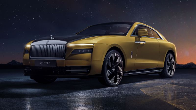 Rolls-Royce Spectre, Luxury electric cars, Wallpaper