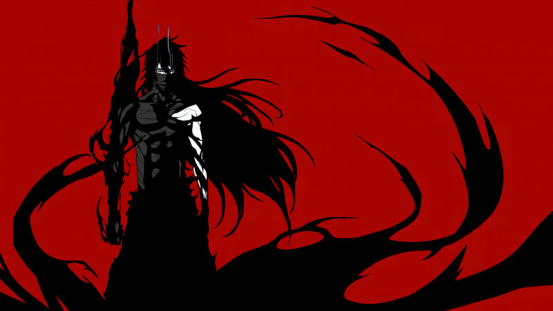 Ichigo Kurosaki, Bleach, 5K, Red background