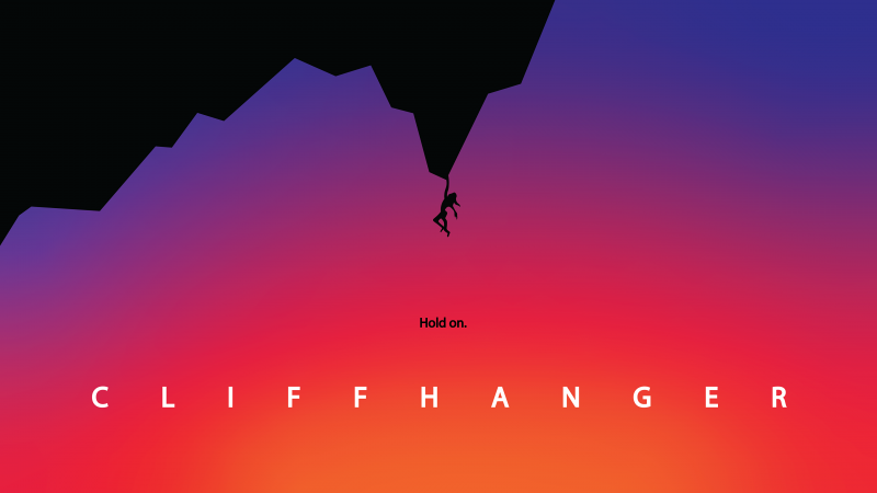 Cliffhanger, 2024 Movies, Gradient background, Wallpaper