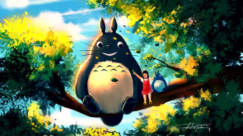 My Neighbor Totoro, Mei, Tonari no Totoro, Animation movies, Totoro, Studio Ghibli, Wallpaper